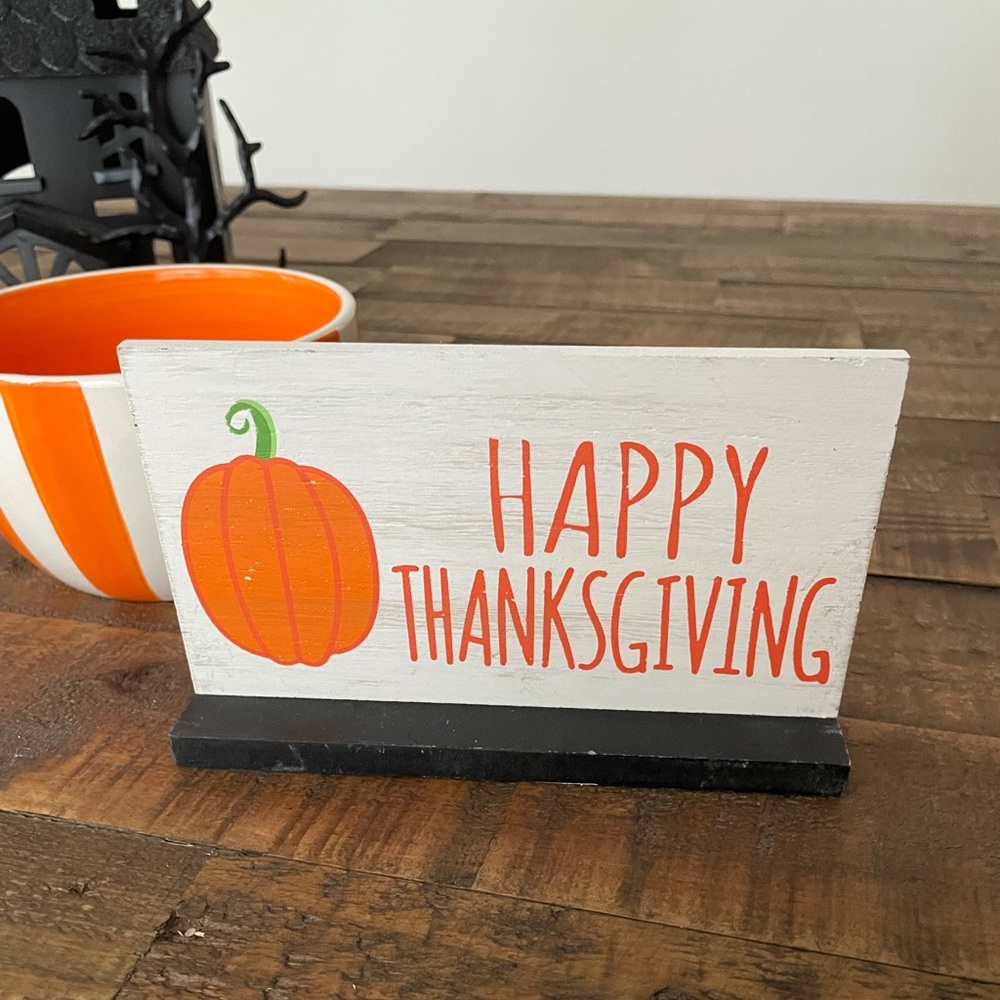 Mini Happy Thanksgiving Sign